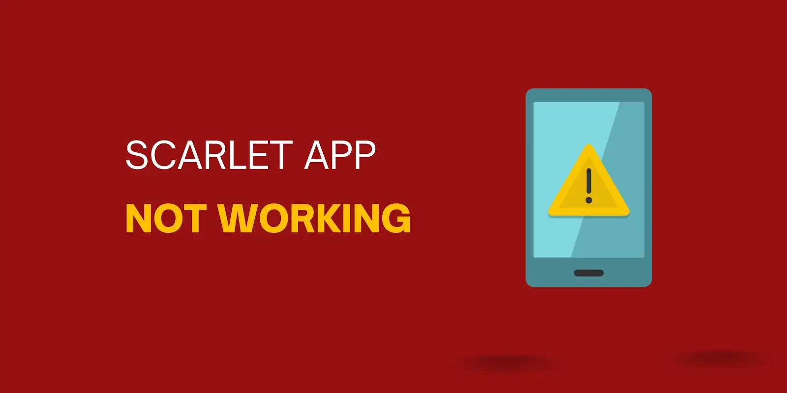 Scarlet iOS app not working